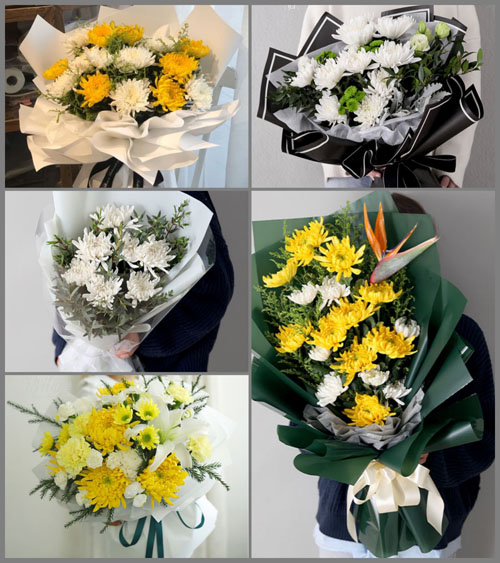 山东莱芜莱城区杨庄镇西宅科村白事花束代送